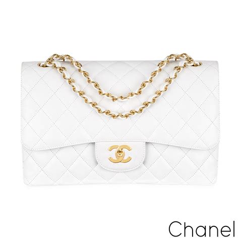 chanel double flap white|chanel double flap original.